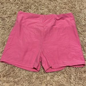 Pink slider shorts